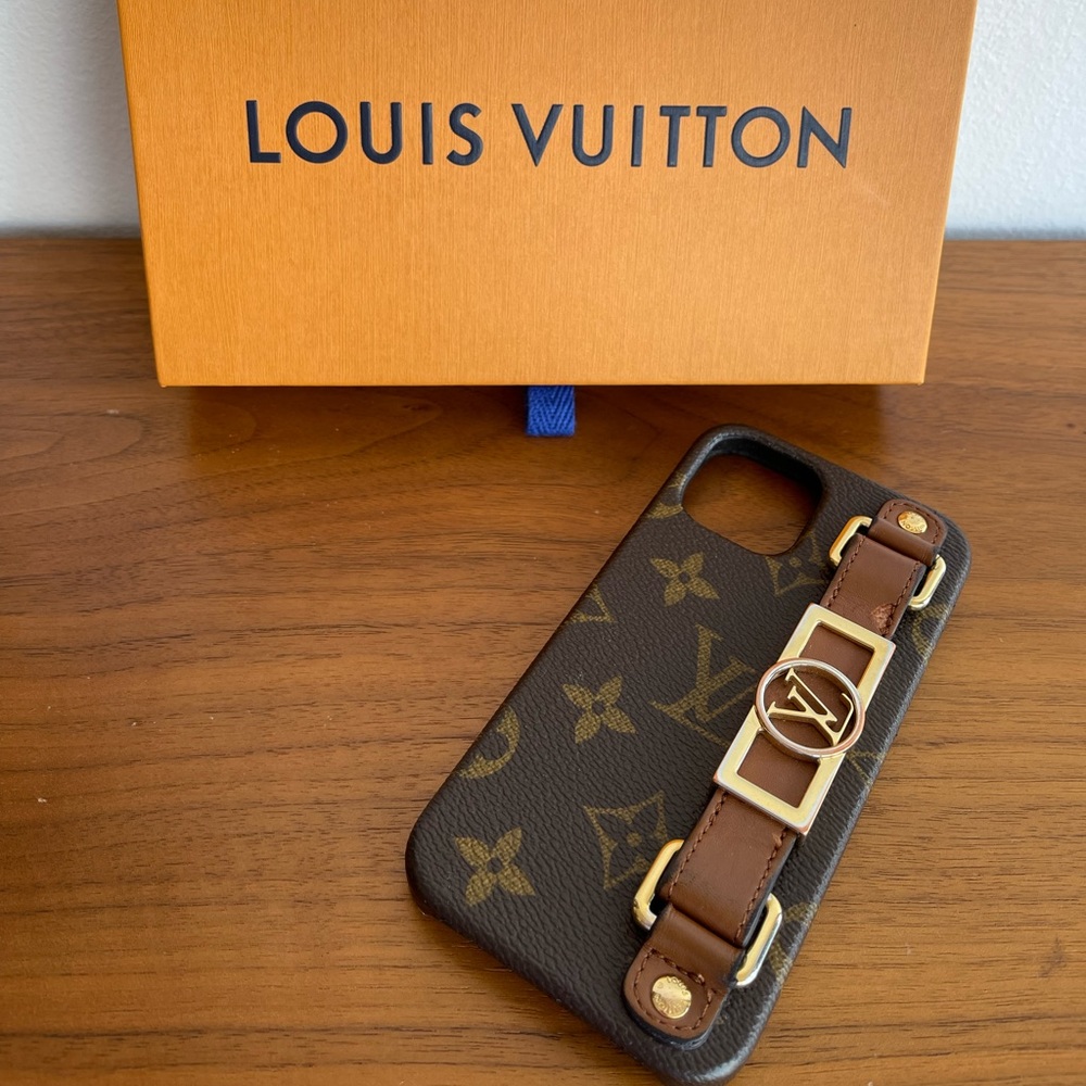 Authentic Louis Vuitton phone case iPhone 12 Pro [not max] 🤎